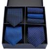 Men'S Formal Tie Bow Tie Pocket Towel 7-Piece Suit High-End Suit Small Square Scarf Retro Pattern Groom Wedding