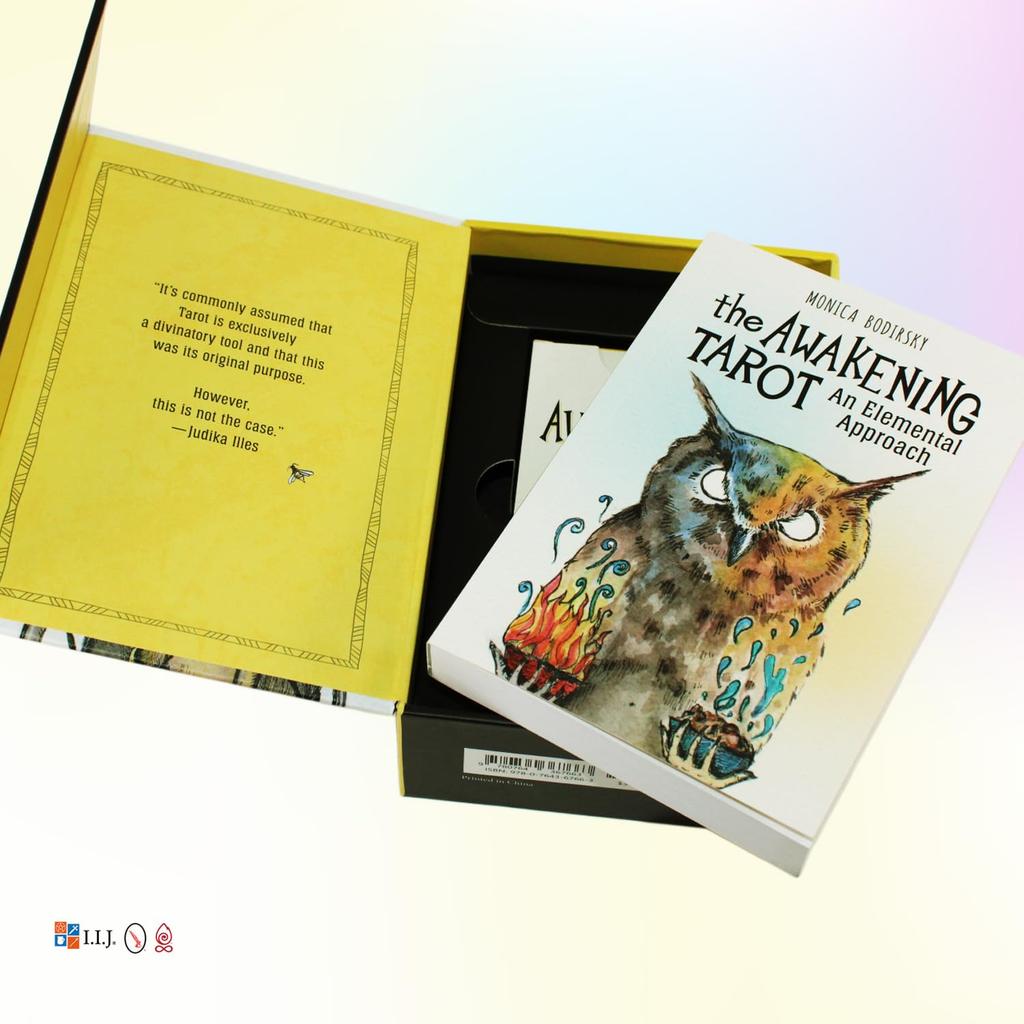 I.I.J Tarot Cards, The Awakening Tarot, 78 Cards, Element Tarot Fortune Telling, Japanese Instruction Manual Included, Authentic