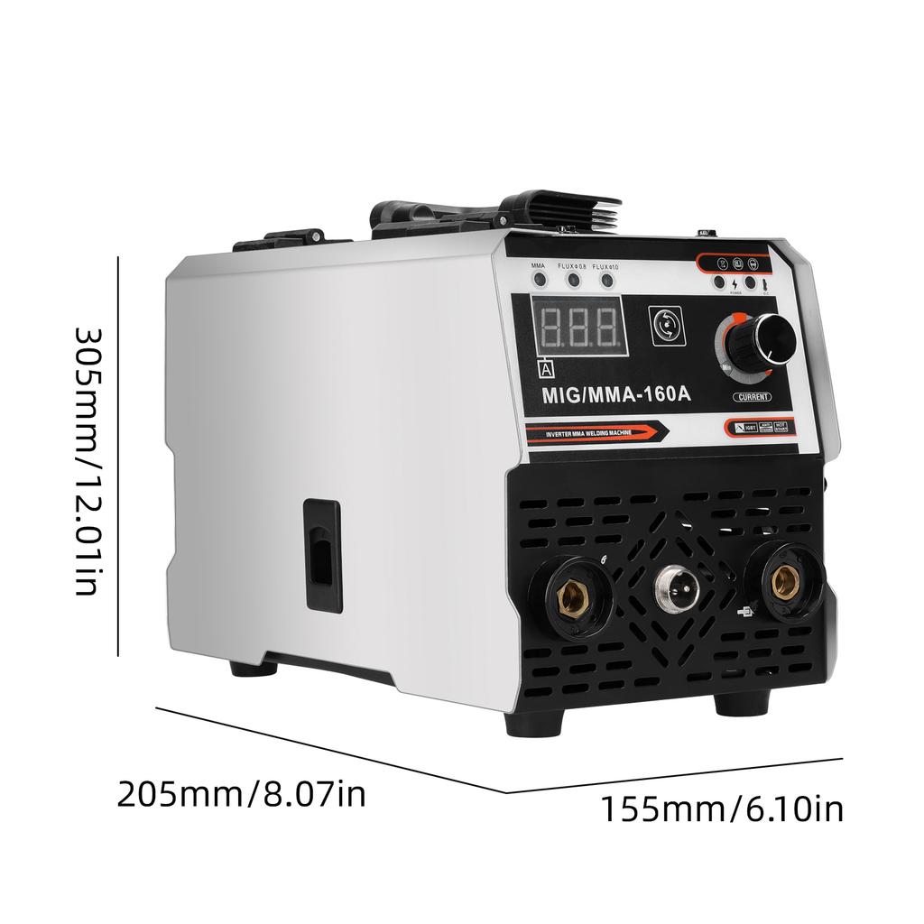 2in1 MIG MMA Welders Carbon Dioxide Gases-Shielded and Manual Welding Multipurpose