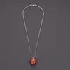 Heart Red Jasper Lucky Charm Necklace for Women [Koai]