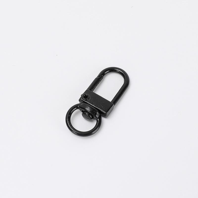 Colorful Zinc Alloy Door Buckle 3-Point Snap Hook for DIY Keychain and Jewelry Accessories