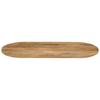Vidaxl Tabletop, 100X40X3.8 Cm, Oval, Solid Mango Wood