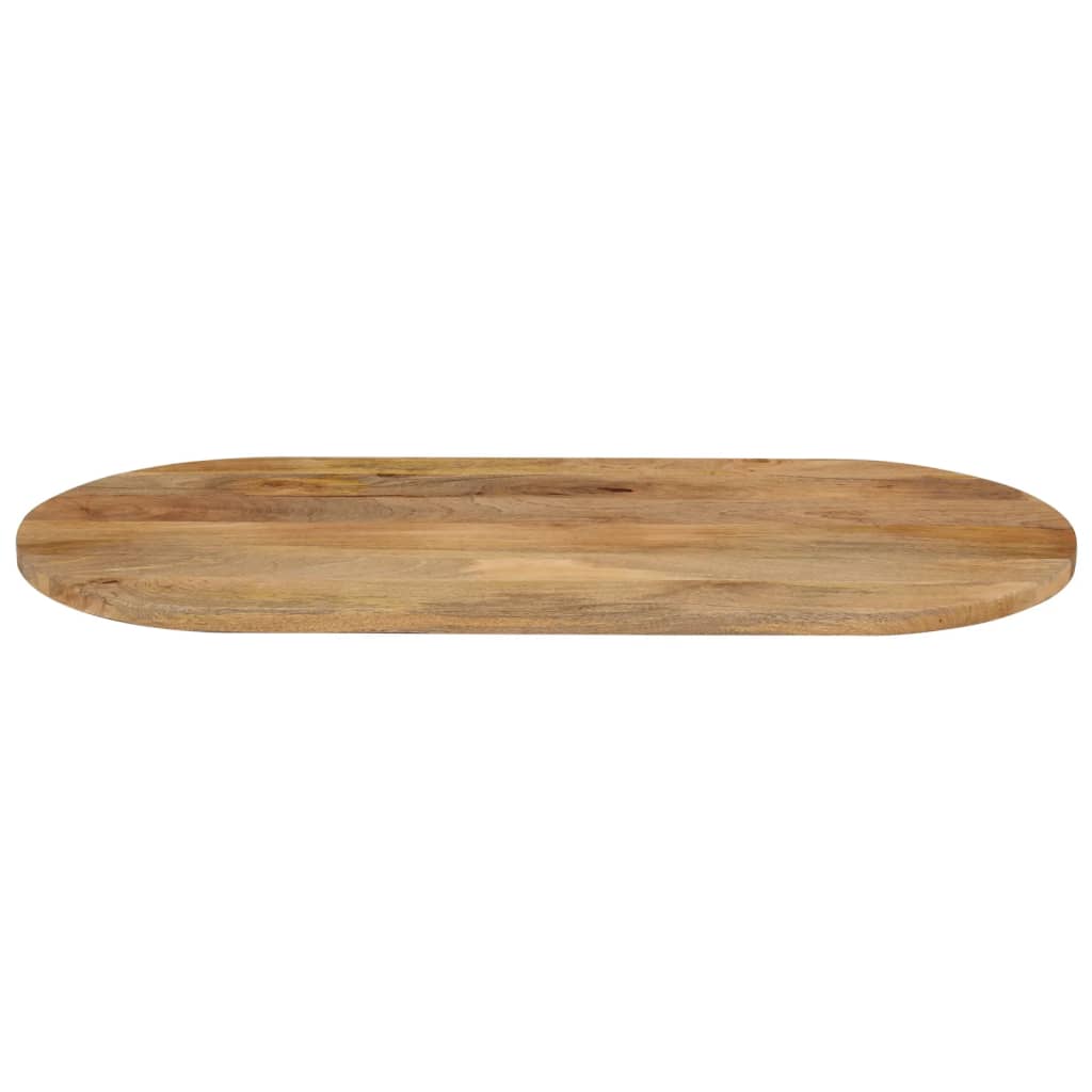 Vidaxl Tabletop, 100X40X3.8 Cm, Oval, Solid Mango Wood