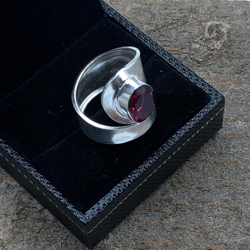 Pink Rubellite Gemstone 925 Sterling Silver Jewelry Handmade Ring Gift For Wife RR-2-10