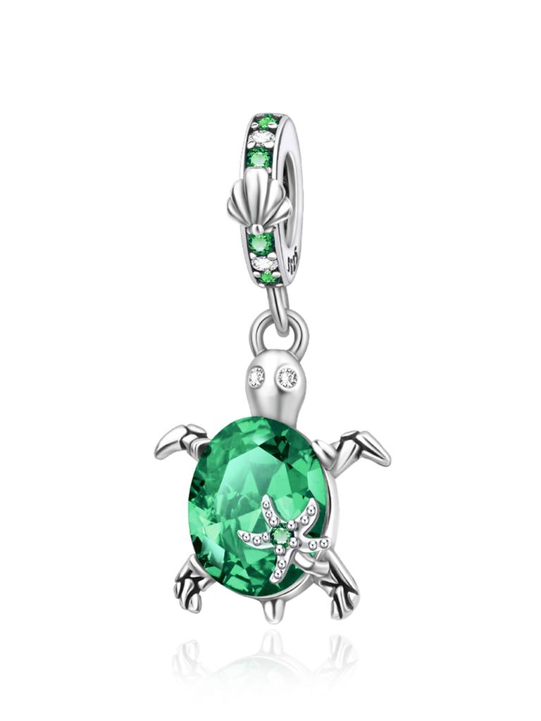 New Copper 12 Colors Sea Turtle Series Pendant Fine Jewelry Charm Fit Genuine Original Diy Bracelet Accessories Women Jewelry