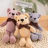 Soft Stuffed Bear 16cm Stuffed Animal Toy Cartoon Pineapple Bear Doll Keychain