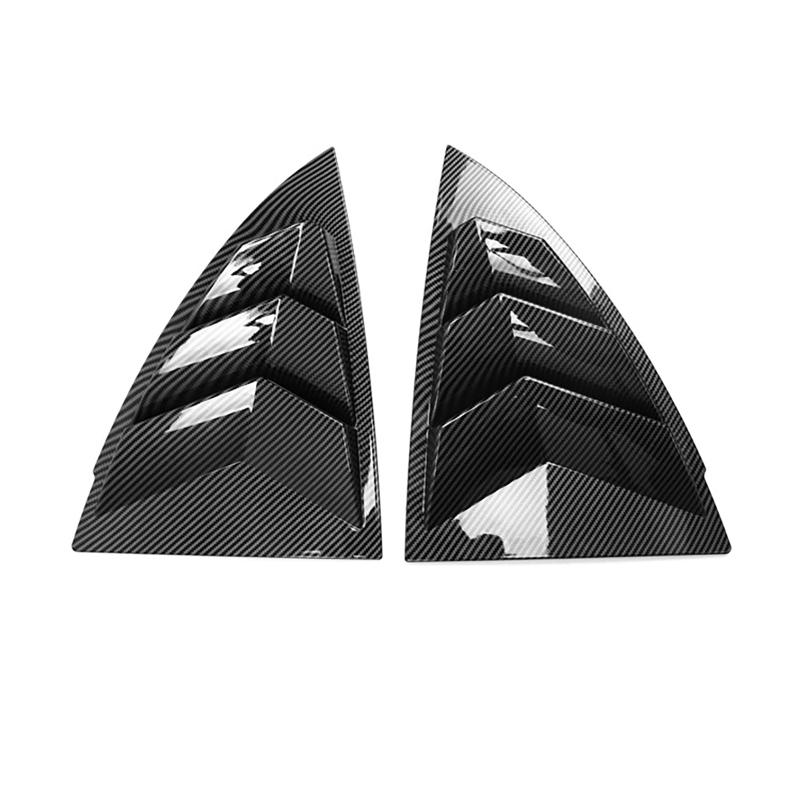 2Pcs/set Car Side Window Spoiler Cover Rear Triangle Window Sunshade For Tesla Model Y
