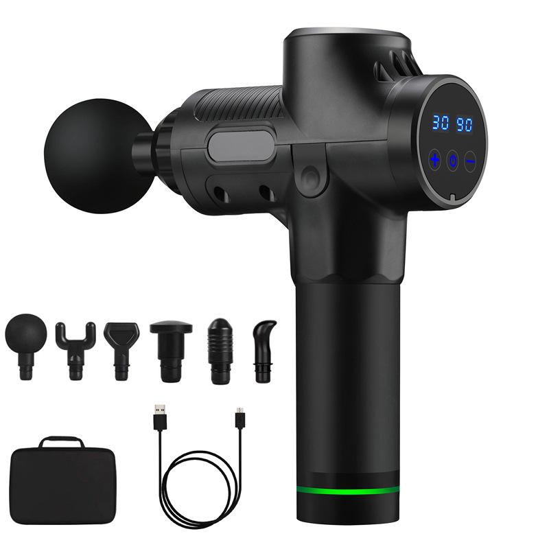 High-Frequency Touch Screen Massage Gun for Muscle Relaxation & Meridian Therapy