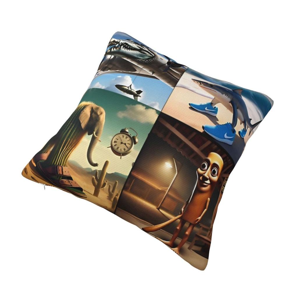 New Style Seat Brainrot Originale BRAINROTWAREDecoration Pillowcases Merch Pillow Cover Zipper Multiple Sizes