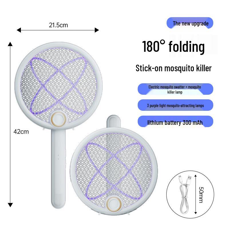 LISM Foldable 2-in-1 Electric Mosquito Swatter & Killer Lamp