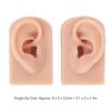 1 Pair Silicone Ear Model Flexible Soft Reusable Simulated Human Skin Silicone Piercing Model Flexible Ear Model Soft Ear Model