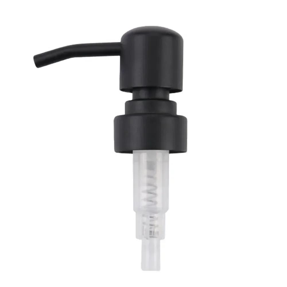 Soap Pump Head Press Type Lotion Pump Head 28/400 Thread Stainless Steel Press Head Bathroom Kitchen Soap Dispenser Head