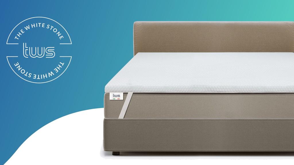 The White Stone Surmatelas en mousse à mémoire de forme | Correcteur de matelas 6 cm 