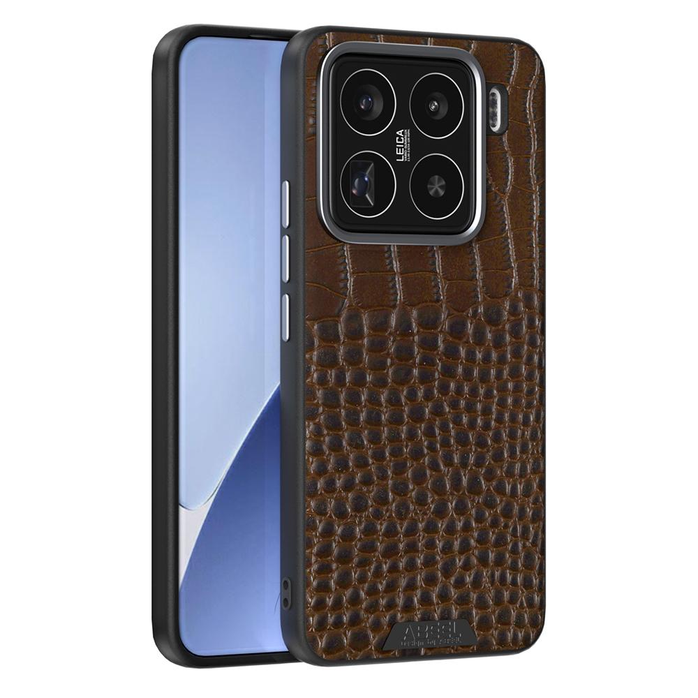 

ABEEL For Xiaomi 15 Pro Magnetic Case Crocodile Texture Micro-Embossing Back Cover C