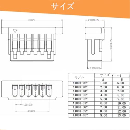 PENGLIN 495pcs JST SH 1.0mm Connector Kit 2/3/4/5/6/7/8/9/10 Pin Housing Connector 1.0mm Pitch JST Adapter for Racing Car Drone SH 1.0mm Connecto