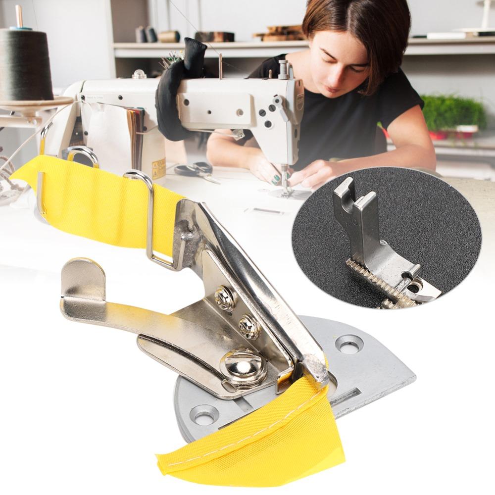 Doppelfalz Nähmaschinen-Einfasser 28mm Breite Einfassband Zubehör Industrielles Nähen