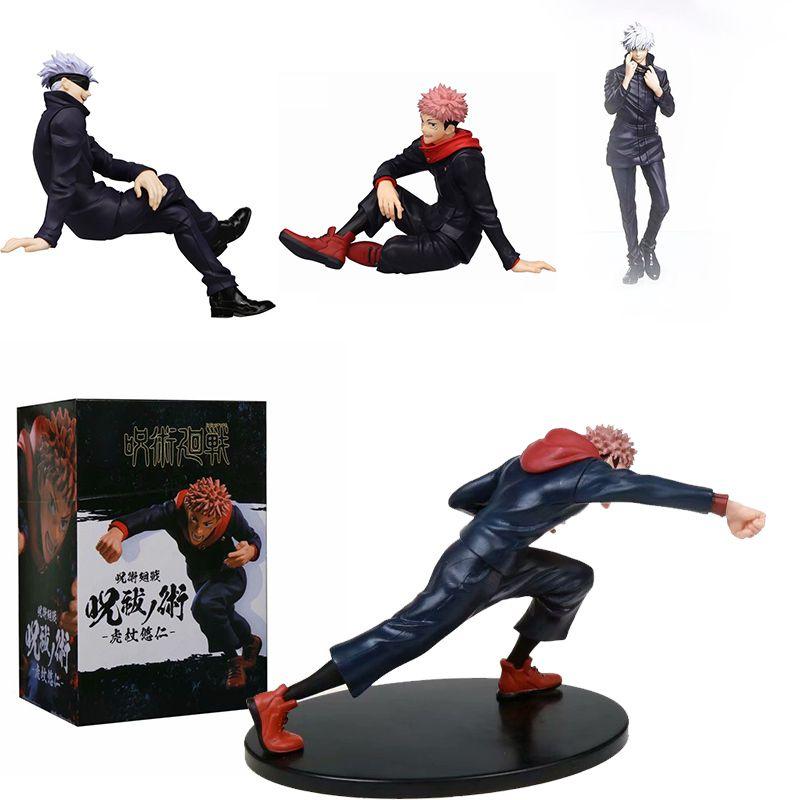 Action Kaisen Jujutsu Figure Character Yuji Itadori Satoru Gojo Model Decor Toys