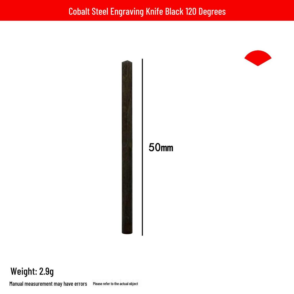 Cuchillo Rectangular Rombo de Acero al Cobalto para Grabado DIY Máquina Neumática de Grabado de Joyería de Oro y Plata