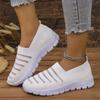 Women Sneakers Summer New Mesh Breathable Home Indoor  Casual Shoes Thick Bottom Fashion Couple Walking Mesh Shoes for Women