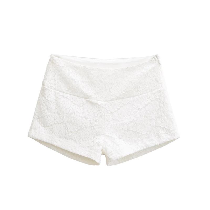 

Lace Low-Waist Slimming Hot Pants - Summer Petite Fit Medium белый