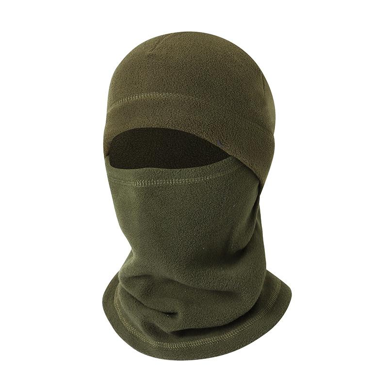 

Зимние теплые шапки из флиса для мужчин и женщин, ветрозащитные, утепленные, утепленные, полнолицевые, для езды на велосипеде и катания на лыжах зелёный