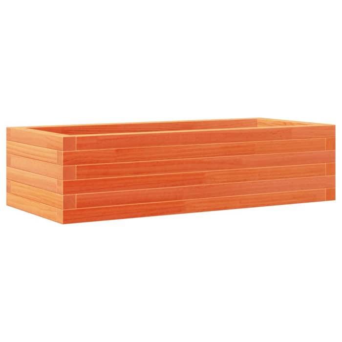 VidaXL Planter Wax Brown 90x40x23 Cm Solid Pine Wood, Outdoor Planter, Flower Box, Plant Box, 847225