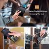 Minimalist Wallet EDC Tactical Slim PU Leather Credit Card Holder RFID Blocking Bifold Smart Wallets with Money Clip for Men