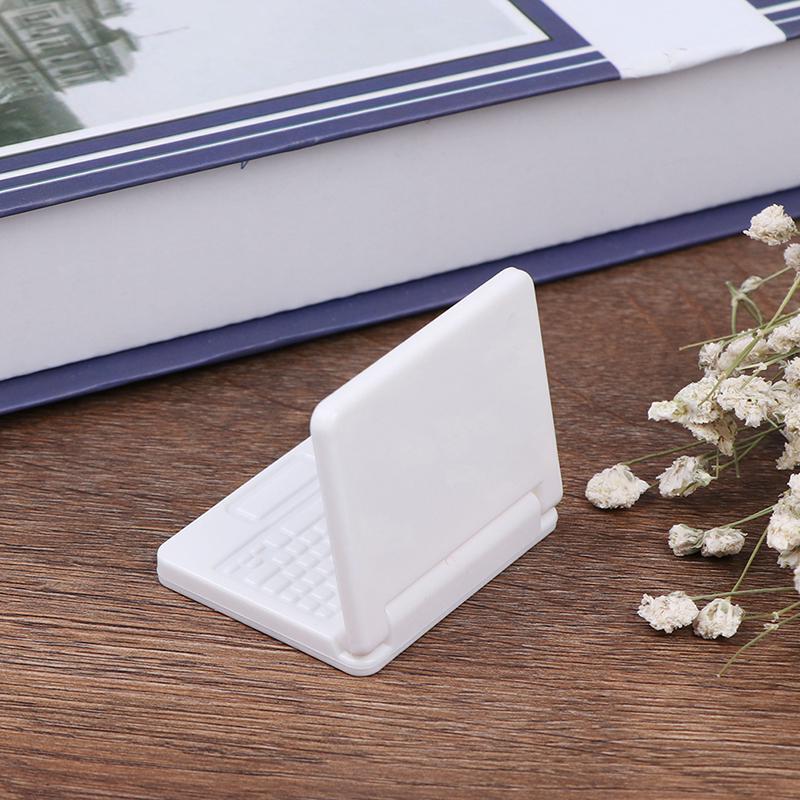 Dollhouse Miniature Modern Computer For Children Toy Dolls Laptop Computer