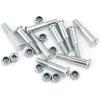 Motorcycle Handlebar Lever Pivot Bolt in Low Carbon Steel Material,M10 Flat Slotted Head,M6 Threading,Overall Lenght 32mm,Compatibel with 25mm
