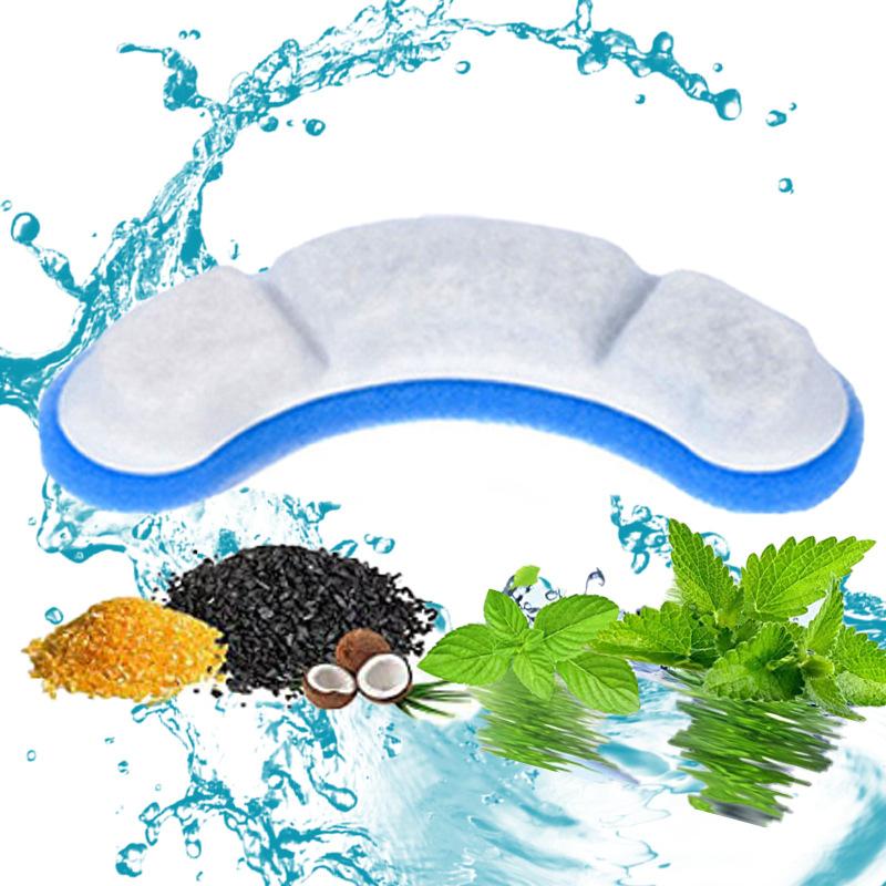 

Pet water dispenser filter cartridge, filter cotton for cat water dispenser, resin activated carbon purification filter cotton cartridge, 2-pack WF050/060 (2 pieces)