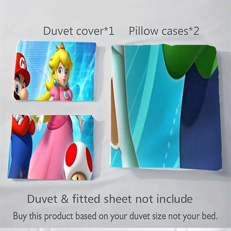 Custom 3pcs Adventure Heroes Unite Bedding Sets For All Sizes New 184D Printed Bed Cover Comforter Duvet Cover Pillowcase Bedroom Decoration