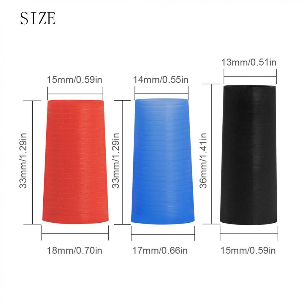 3 teile/los Silikon Material Gute Abdichtung Saxophon Hals Kork für Alto/Tenorsaxophon