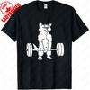 PR lub Er Podnoszenie Ciężarów Kulturystyka Fitness Siłownia Niezbędny Męski T-shirt Krótki Rękaw Luźny Oddychający Kreatywny Codzienny Fajne Koszulki