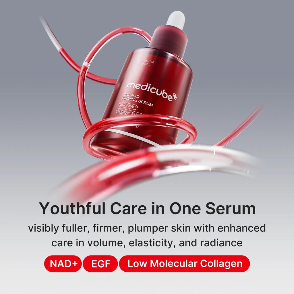 [NEW] [medicube] NAD+ EGF Firming Serum | NAD+, EGF, Collagen Extract, Anti-aging, Plumping, Radiance Boosting Serum