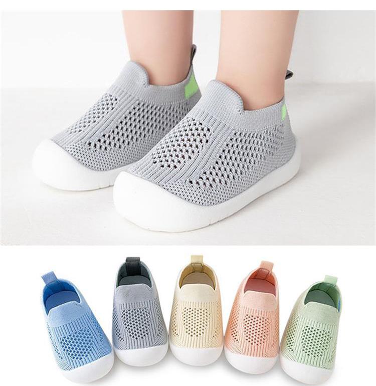 Boys And Girls Mesh Breathable Toddler Shoes, Wear-resistant Non Slip Comfortable Slip On Sneakers, Summer