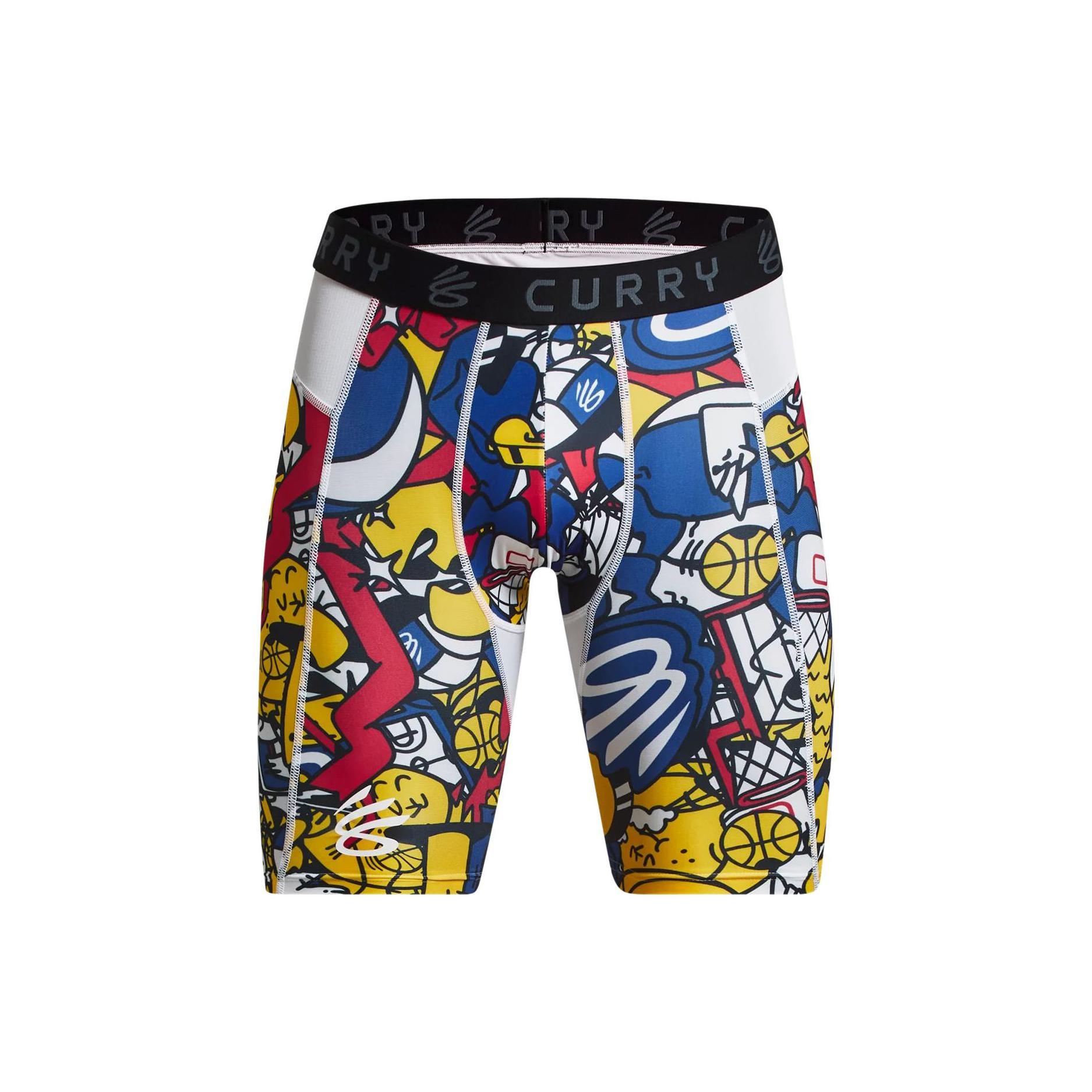 Under Armour HeatGear Шорты спортивные Curry HeatGear Мужские Белые 1379829-100 S