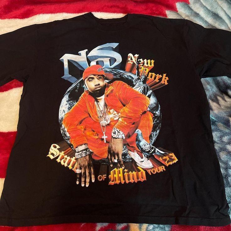 the Nas NY State of Mind tour Concert Tshirt SEG_377 Unisex T-Shirt XXL