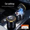 High-End Ceramic Flip-Top Car Ashtray: Dual-Use Anti-Fly Ash Accessory for Car and Home