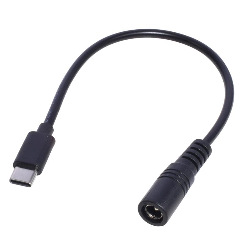 Universelles 5,5x2,1mm auf Typ-C USB C Stromladekabel für Router LED-Licht Lüfter und 5V Geräte(5,5x2,1 mm)