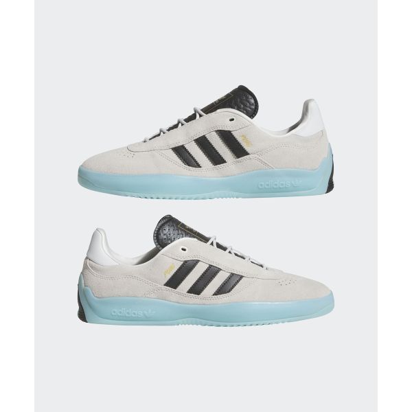 adidas Puig Kristal Beyaz Siyah Su Mavisi Unisex Spor Ayakkabı Krem Çekirdek-Siyah Açık Su Mavisi JH8166