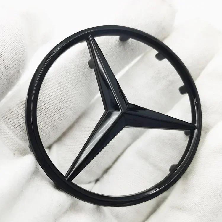

New 2025 Hot 52/58mm ABS Car Steering Wheel Emblem with Pins Cover for Mercedes Benz AMG A63 W166 W212 W213 W246 W176 W177 W205 58mm-Big Pins
