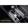 LHD Gear Shift Box Panel Frame ABS Cover Trim For 2016- Honda Civic Fiber