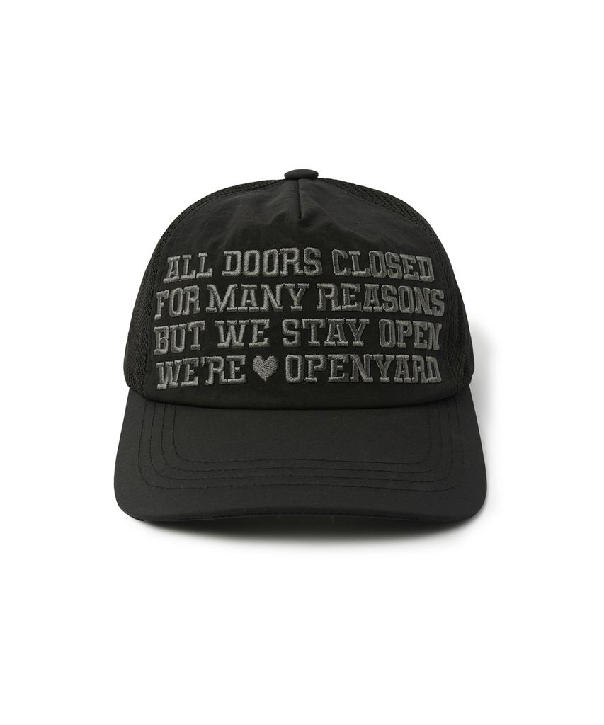 Opeunyadeu(Owai) No Exit String Mesh Cap - Black