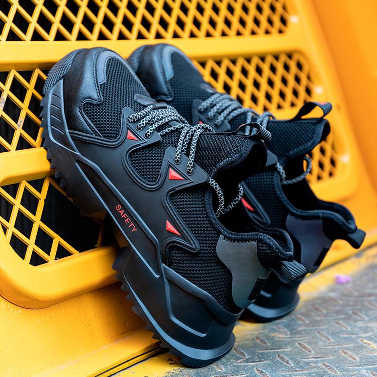 Construction Anti-Smash Anti-Puncture Safety Shoes Working Time Teel Toe Work Boot