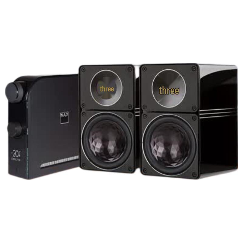 NAD D 3045 Hybrid Digital DAC Amplifier with Elac BS 312 Speakers (CN version)