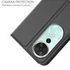 For Honor Play 70 Plus 5G Case PU Leather Phone Cover with Card Holder Stand
