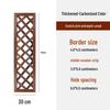 Carbonized Wood Fence and Railing Picket with Climbing Plant Stand for Outdoor Decoration