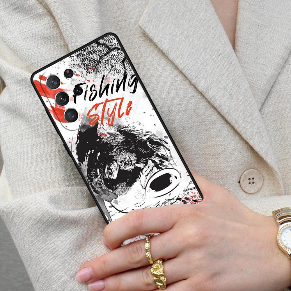 Carp Fishing Fish SOFT Cell Phone Case for Samsung Galaxy S26 Ultra S25 S24 S23 S22 S21 S20 Note10 Cover
