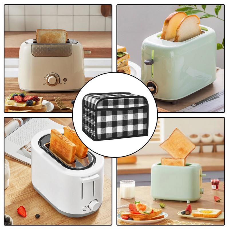 Toaster Cover Super Soft Appliance Cover Machine Washable Toaster Cover With Pocket For Most Standard 2 Slice Toasters