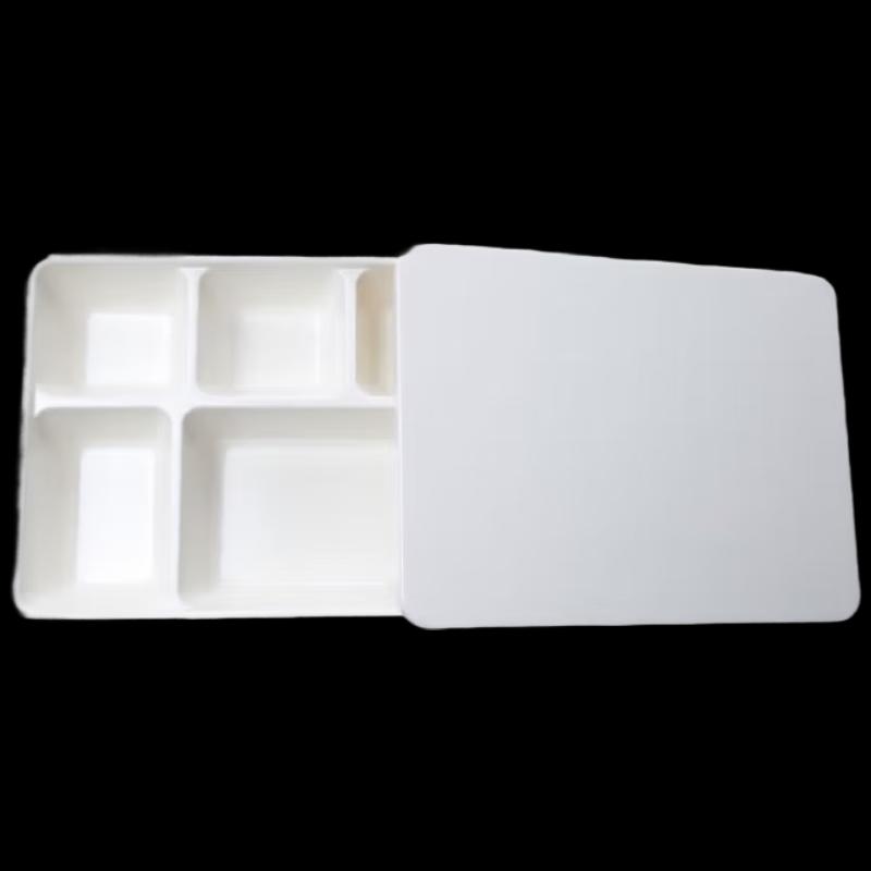 Wuhe 5-Compartment Melamine Food Tray